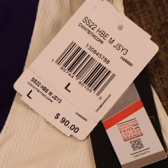 #1 Alcorn State Braves adidas Honoring Black Excellence Basketball Jersey - Picture 9 of 14